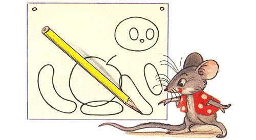 Мышонок и карандаш, Русские авторы картинка 10